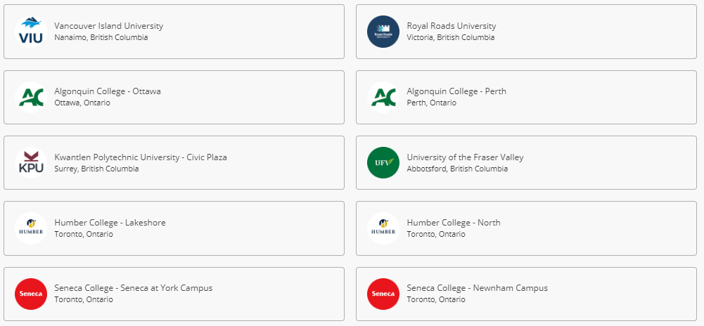 Canadian Universities Names