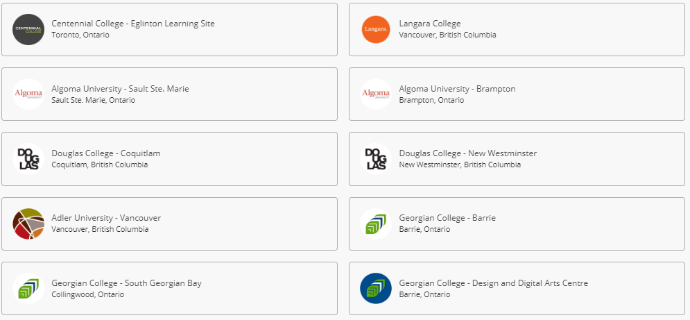 Canadian Universities Names